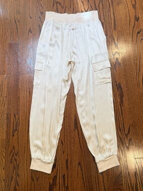 Women’s Fate Brand Cream Cargo Jogger Pants
